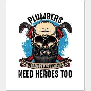 Plumber Posters and Art